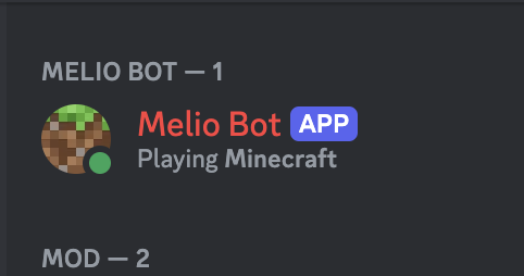 Discord Melio Bot